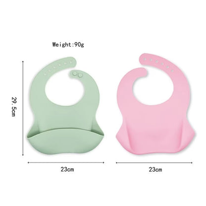 3D Waterproof Baby Bibs - Cute Cartoon Animal Print