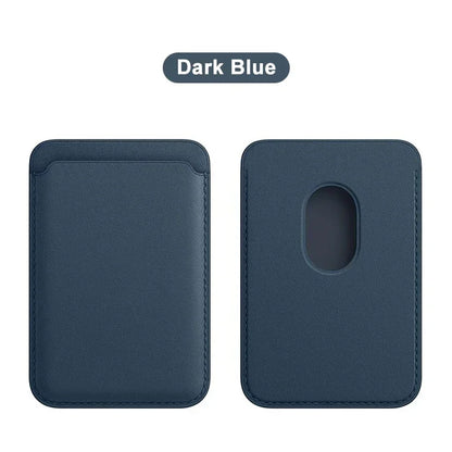 Magnetic Leather Card Holder: Magsafe Phone Wallet Case