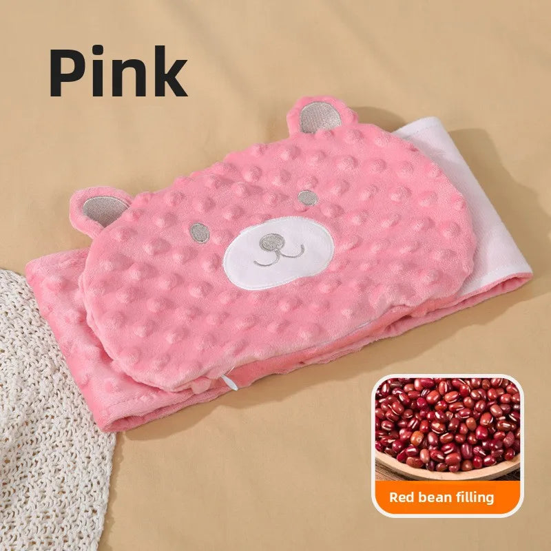 Soft Fabric Baby Cartoon Belly Band Baby Gas Relief Warm Belly Pillow Red Bean Heat Pack Soothing Upset Stomach Grooming Kits