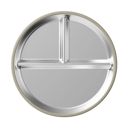 Plate: 304 Stainless Steel Kids Plates - Suction for Highchair Meals