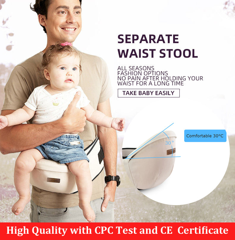 Baby Carrier Waist Stool: Ergonomic Hipseat for Infants