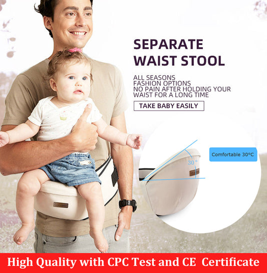 Baby Carrier Waist Stool: Ergonomic Hipseat for Infants