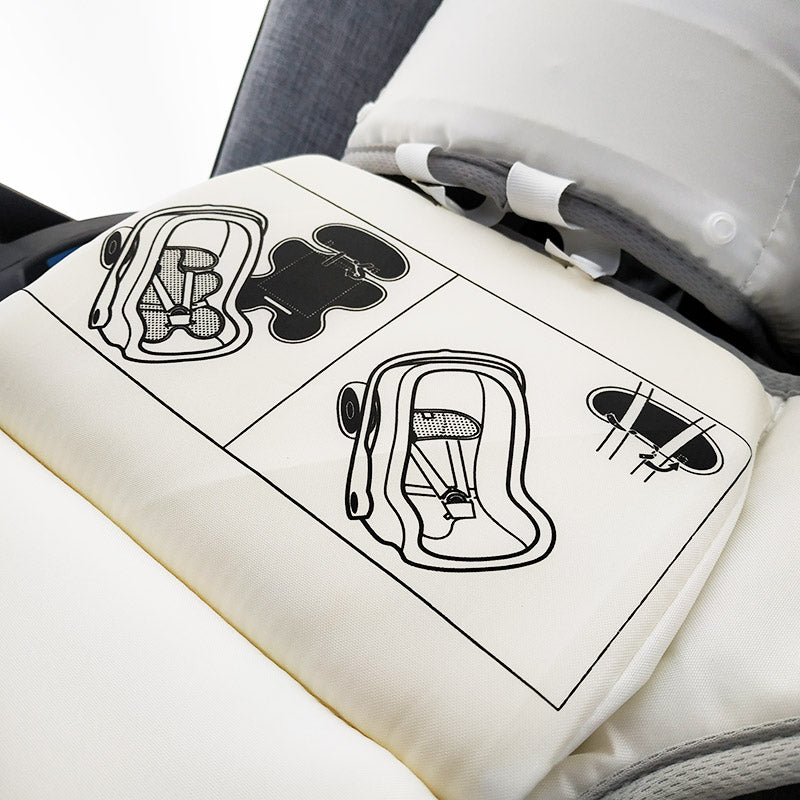 Baby Car Seat Cushion - 4-in-1 Pushchair & Buggy Mat