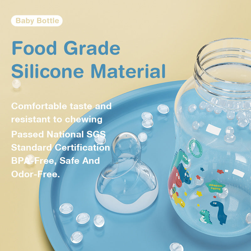 Baby PP Milk Bottle 150/240ML with Gravity Ball & Handle