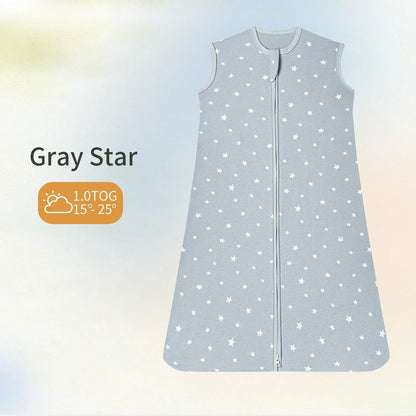 Newborn Sleep Sack: Baby Sleeping Bag 100% Cotton Summer Sleep sack 3-18M