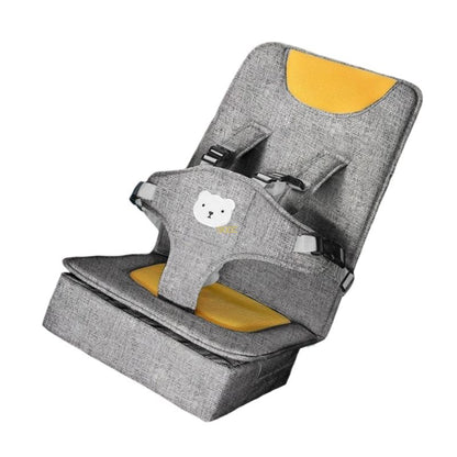 Infant Car Seat: Secure Child Travel Seat with Safety Straps & Linen Comfort
