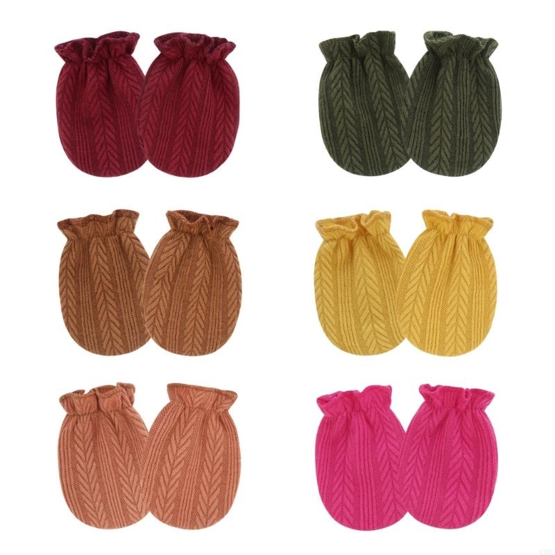Soft Cotton Baby Mittens - Scratch Proof Gloves for Newborns