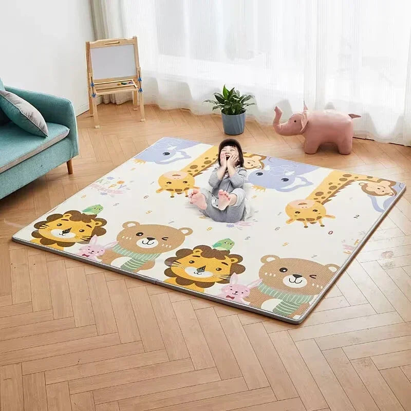 Baby Crawling Play Mats Non-toxic High-quality EPE Baby Activity Gym Carpet Baby Game Children's Safety Rug