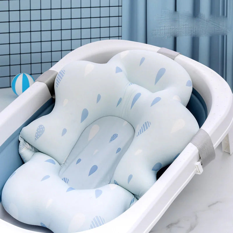 Baby Mat for Bath: Nonslip Pad Newborn Safety Support Pillow