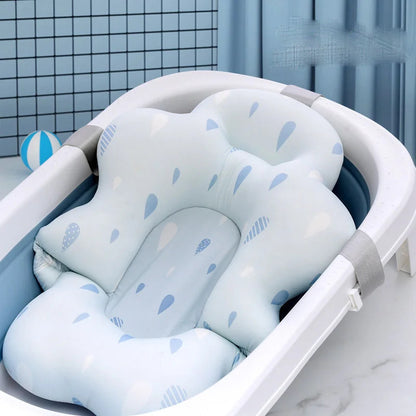 Baby Mat for Bath: Nonslip Pad Newborn Safety Support Pillow