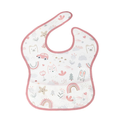 Print Baby Bibs Cute Waterproof Feeding Infant Boys Girls Burp Cloth Bandana Bibs Infant Feeding Supplies