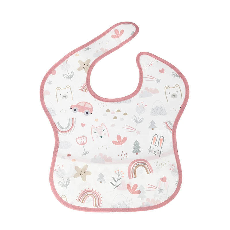 Waterproof Baby Bibs - Cute Print Bandana for Boys & Girls