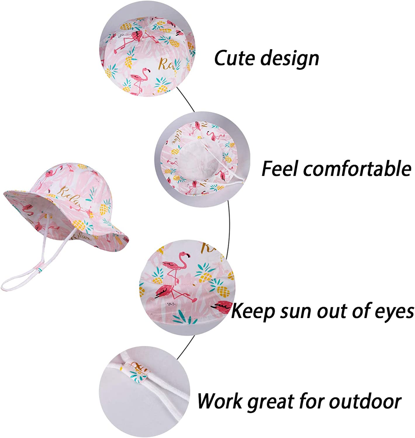 Baby Hat: Adjustable, Wide Brim, UV Protection