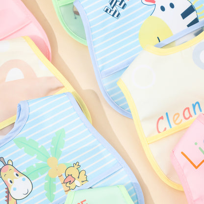 Baby Bibs: Cartoon Bibs Waterproof Bandanas for Newborns