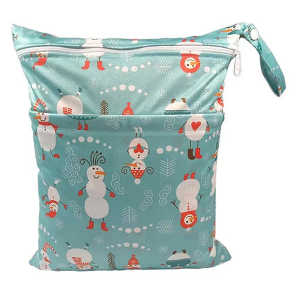 Diaper Bag: Waterproof Wet Dry Bag for Baby Diapers - Sigzagor 36x29cm