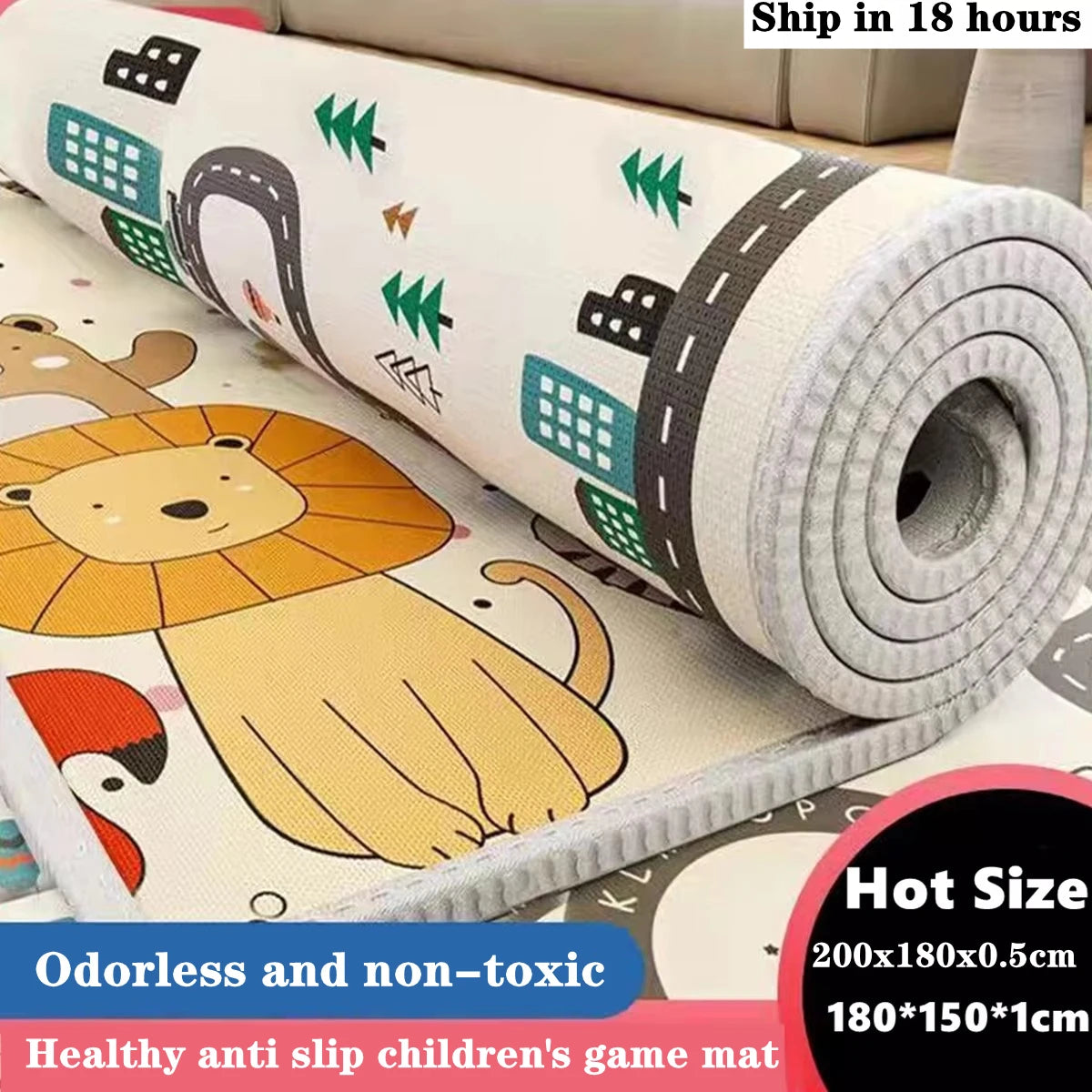 Baby Crawling Play Mats Non-toxic High-quality EPE Baby Activity Gym Carpet Baby Game Children's Safety Rug