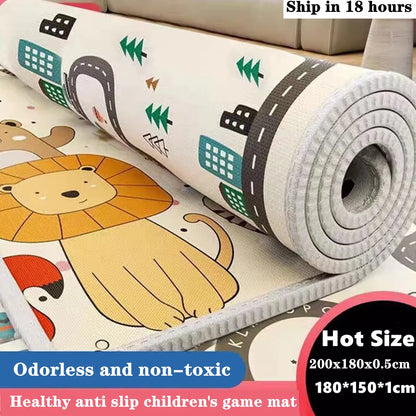 Baby Crawling Play Mats Non-toxic High-quality EPE Baby Activity Gym Carpet Baby Game Children's Safety Rug