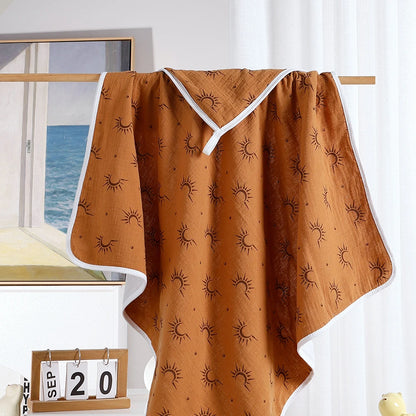 Cotton Hooded Baby Towel - Soft, Absorbent & Reusable