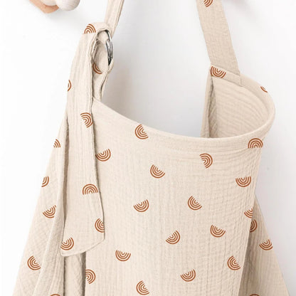 Muslin Breastfeeding Cover Portable 100% Cotton Nursing Cover Breathable Blanket for Baby Stroller Car Seat Cover 71*95cm