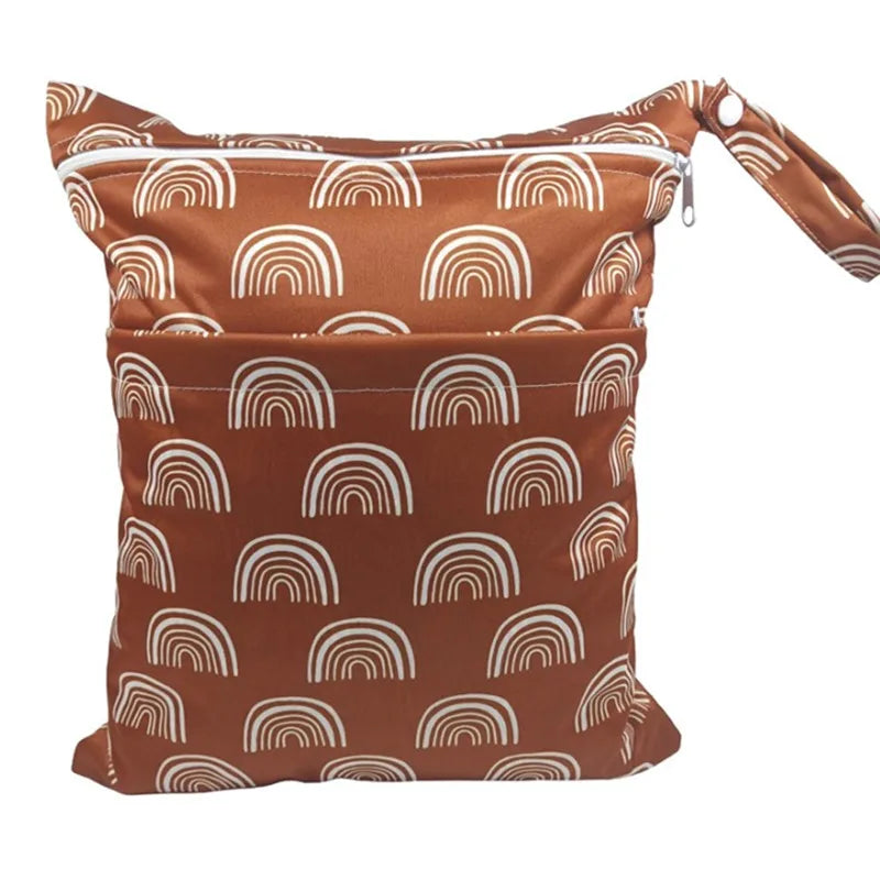 Diaper Bag: Waterproof Wet Dry Bag for Baby Diapers - Sigzagor 36x29cm