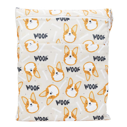 Diaper Bag: Waterproof Wet Dry Bag for Baby Diapers - Sigzagor 36x29cm