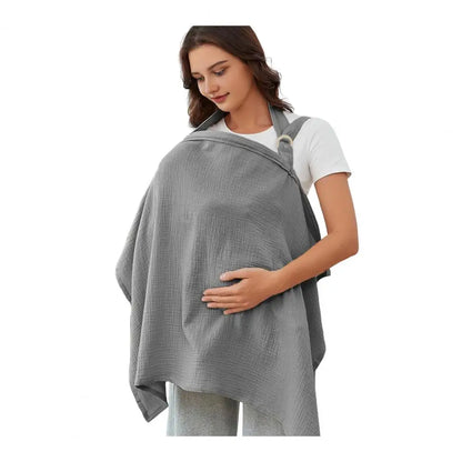 Breastfeeding Cover 360°: Adjustable, Breathable Shawl