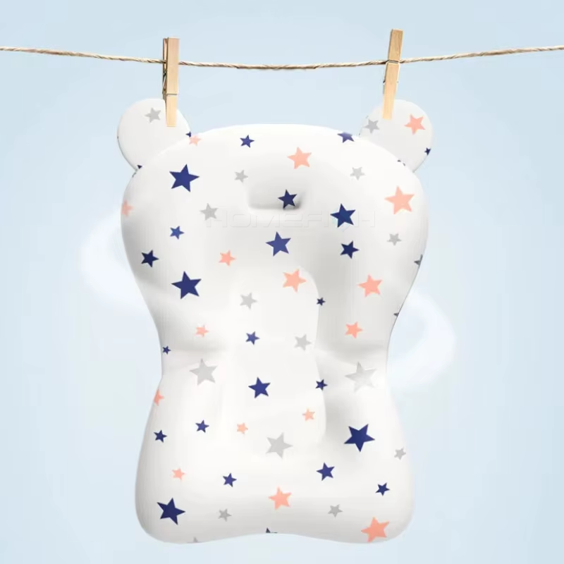 Foldable Baby Bath Seat - Adjustable Infant Safety Hammock