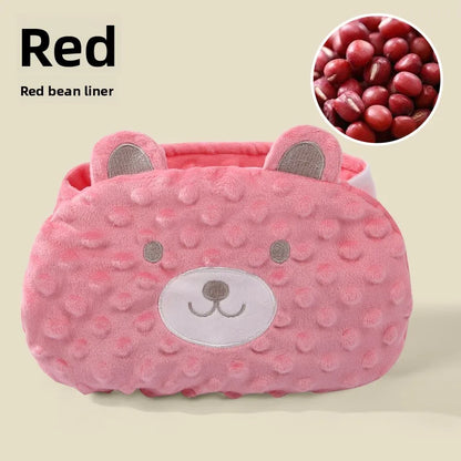 Soft Fabric Baby Cartoon Belly Band Baby Gas Relief Warm Belly Pillow Red Bean Heat Pack Soothing Upset Stomach Grooming Kits